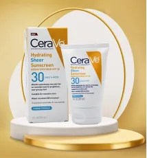 CeraVe Hydrating Sheer Sunscreen SPF 30 for Face and Body - 89ml